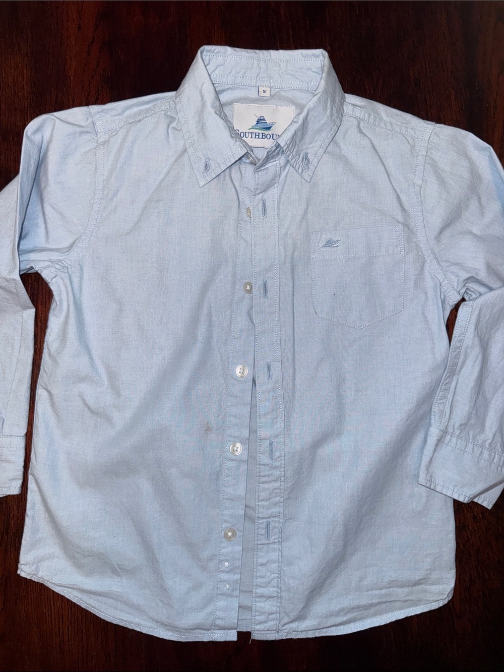 Boys' Light Blue Button-Down Shirt